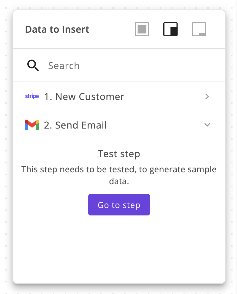 Test your automation step first