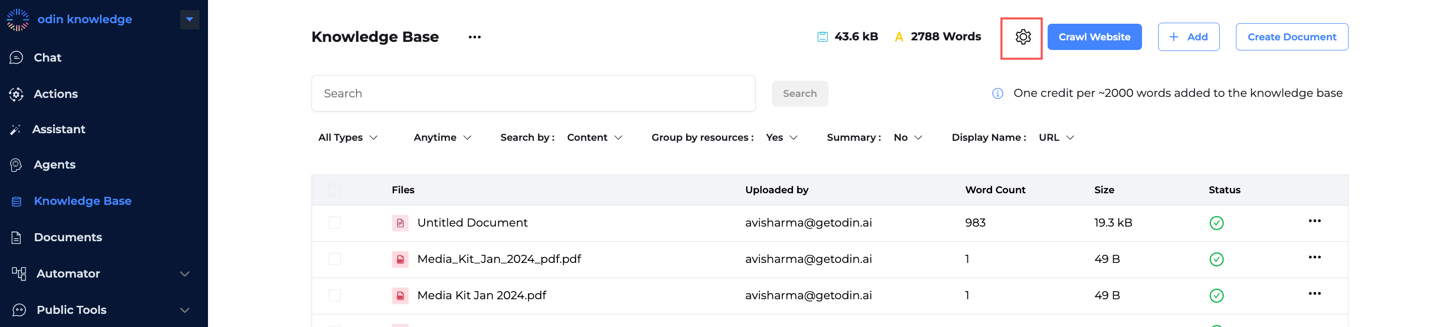 Sharepoint connector odin ai documentation